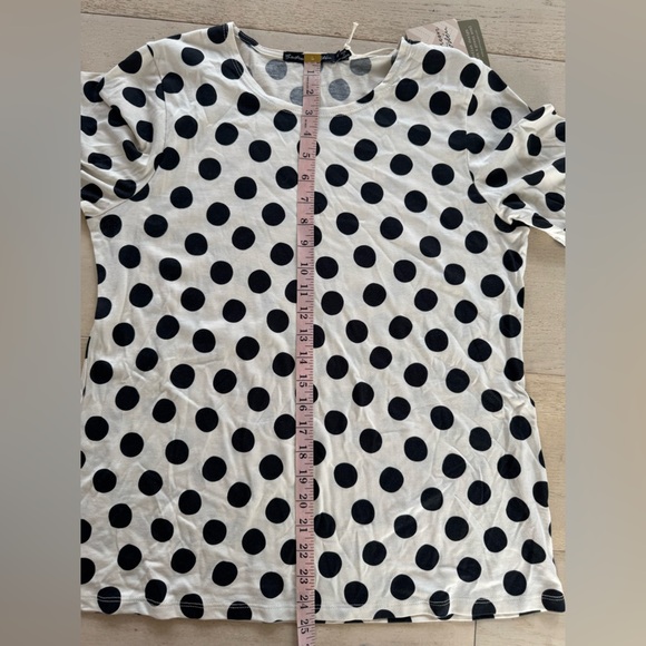 NWT GUDRUN SJÖDÉN TOP "MIKA” polka dot jersey M - Picture 5 of 7